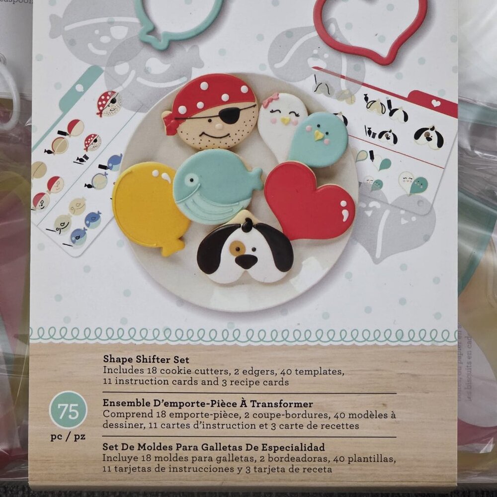 NEW in Box Sweet Sugarbelle Shape Shifter Cookie Cutter Set 75 Piece